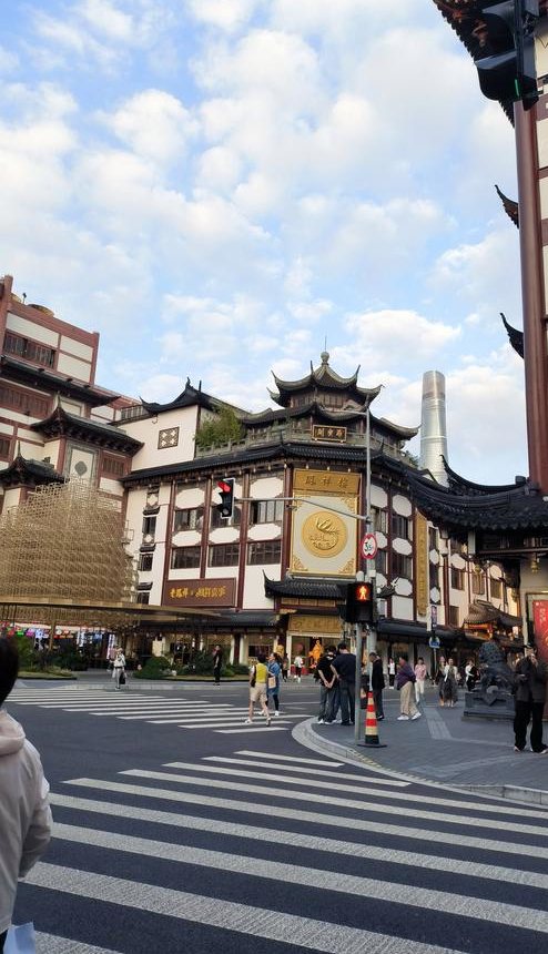 上海豫园江南园林 九曲桥 上海古典园林